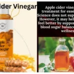 apple cider vinegar essential tremor
